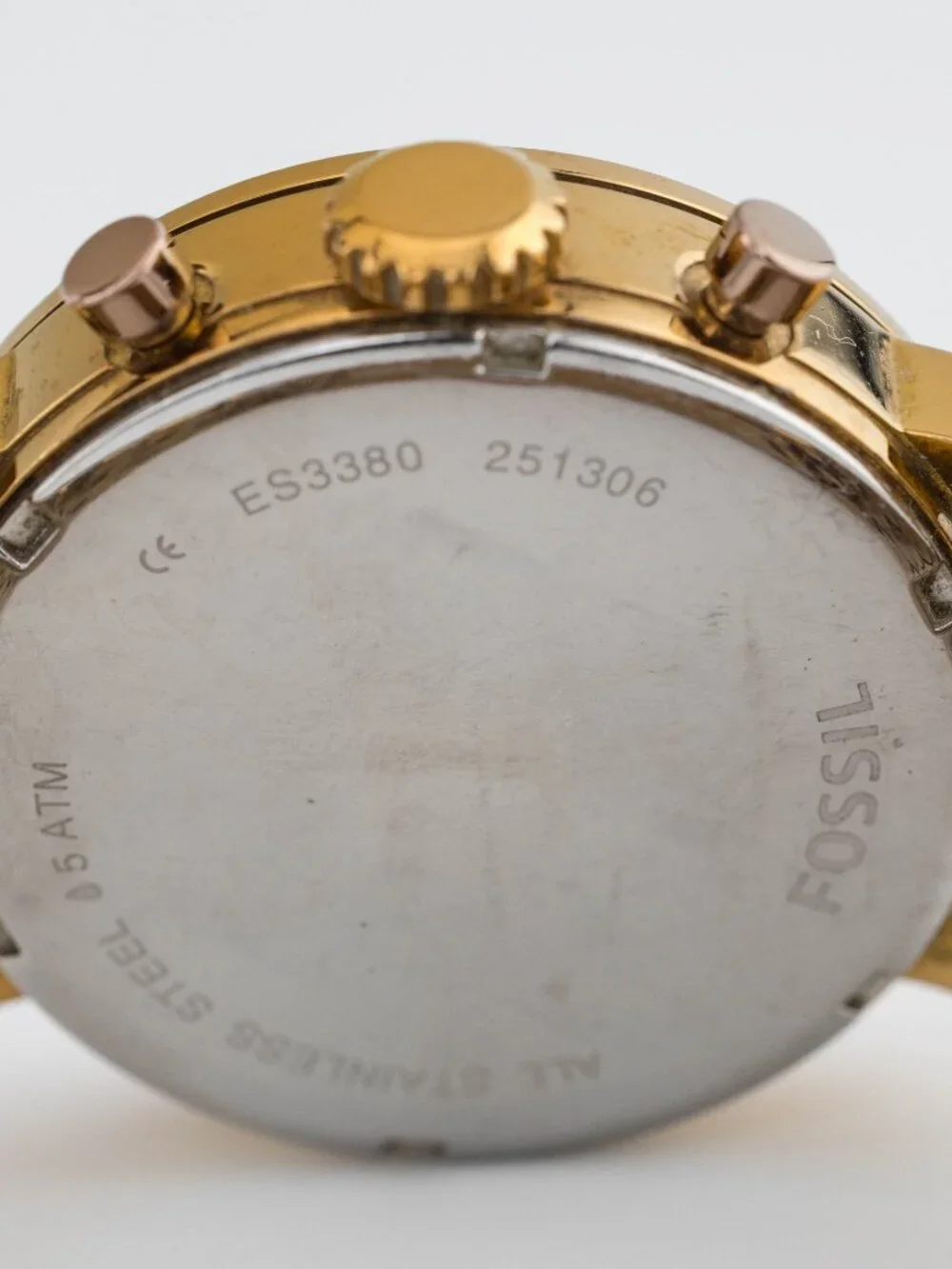 Fossil ES3380 Boyfriend Chronograph Quartz Analog Women's Watch New Battery